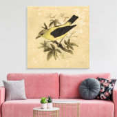  Bird Faith Hope Love Wrapped Canvas Print (Insitu (Woonkamer))