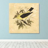  Bird Faith Hope Love Wrapped Canvas Print (Insitu (Houten vloer))