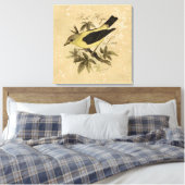  Bird Faith Hope Love Wrapped Canvas Print (Insitu (Slaapkamer))