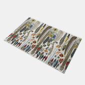 Bird Feather Wildlife Antique Feathers Art Nouveau Deurmat (Schuin)