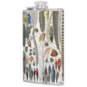 Bird Feather Wildlife Antique Feathers Art Nouveau Heupfles (Links)