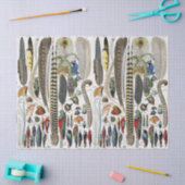Bird Feather Wildlife Antique Feathers Art Nouveau Tissuepapier (Craft)