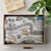 Bird Feather Wildlife Antique Feathers Art Nouveau Tissuepapier (Geschenk)