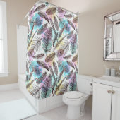 Bird Feathers Douchegordijn (In situ)