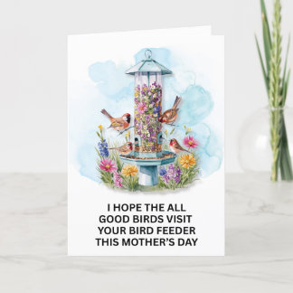 Bird Feeder Moederdag Kaart
