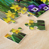 Bird Flower Garden Rustic Shed Legpuzzel (Zijkant)