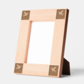 Bird Flying logo Lijst Style Natuurlandschap Gegraveerde Lijstjes (Links)