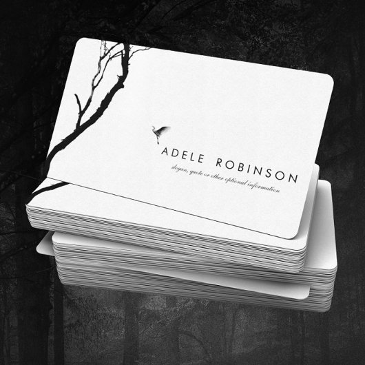 ©Bird Flying to a Tree / Zen Holistic Wellness Vierkante Visitekaartje