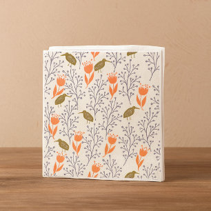 Bird Foliage Natuur Napkins Servet