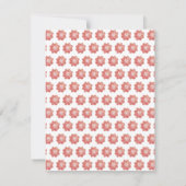 Bird Folk Art Kerstmis Notitiekaartje (Achterkant)