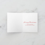 Bird Folk Art Kerstmis Notitiekaartje (Binnen)