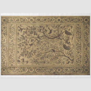 Bird & Forest Tapestry Decoupage Paper Tissuepapier