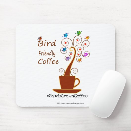 Bird Friendly Coffee Muismat (Met muis)