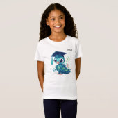 Bird gepersonaliseerde kleuterschool Afstuderen T-shirt (Voorkant volledig)