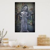 Bird Girl ~Savannah Cemetery Statue Poster (Keuken)
