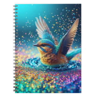 Bird Glitter Notitieboek