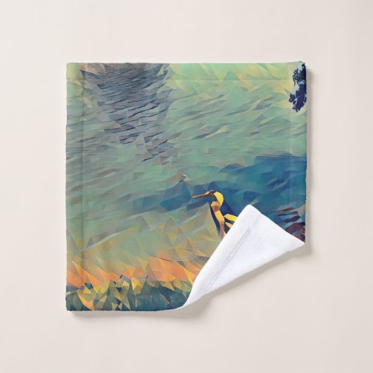 Bird Gone Gevist Bad Handdoek (Wasdoekje)