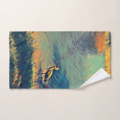 Bird Gone Gevist Bad Handdoek (Handdoek)