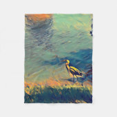 Bird Gone Vist Fleece Blanket (Voorkant)