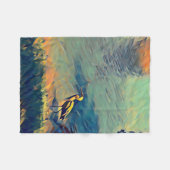 Bird Gone Vist Fleece Blanket Deken (Voorkant (Horizontaal))