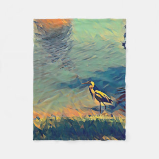 Bird Gone Vist Fleece Blanket Deken