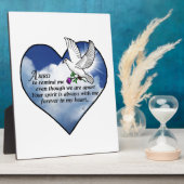 Bird Heart Poem Fotoplaat (Zijkant)