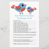 Bird Hoe goed je het baby shower spel kent (Voorkant)