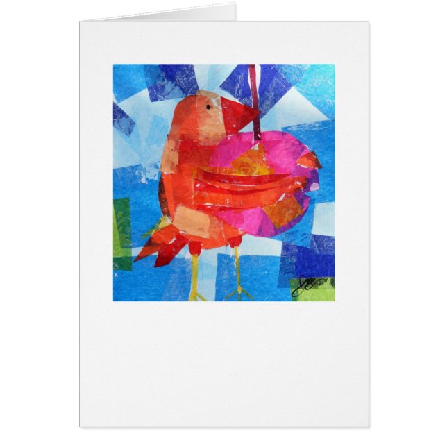 Bird Holding a Berry (Voorkant)