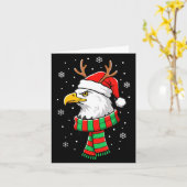 Bird Holiday, Santa Hat, Reindeer Antlers &amp; Fe Kaart (Gele Bloem)