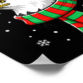 Bird Holiday, Santa Hat, Reindeer Antlers &amp; Fe Poster (Hoek)