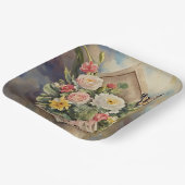 Bird House Bouquet - Papieren Bord (Gebogen)