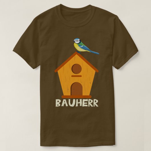 Bird House Builder T-shirt (Design voorkant)