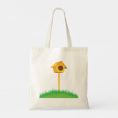 Bird House Canvas tas (Achterkant)