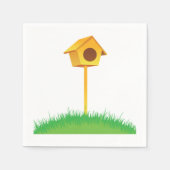 Bird House Paper Napkins Servet (Voorkant)