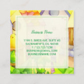 Bird House Realtor Vierkante Visitekaartje (Achterkant)