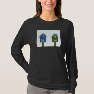 Bird House Robin Blue Titmouse Bird Birdwatch T-shirt