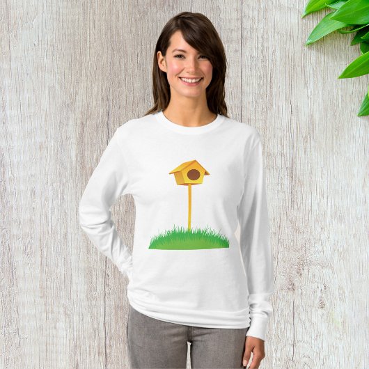 Bird House Vrouwen Lange-Sleeve T-shirt