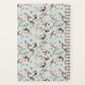 Bird in Blossom Personalized Journal Notebook Notitieboek (Achterkant)