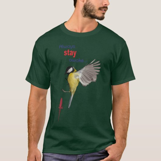 Bird in Flight Inspirerend Design cadeau  T-shirt (Voorkant)