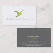 Bird in Flight Logo (Groen) Visitekaartje (Voorkant / Achterkant)