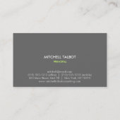 Bird in Flight Logo (Groen) Visitekaartje (Achterkant)