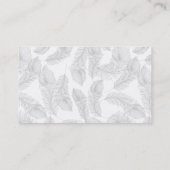 Bird in Flight Logo (LT blauw/grijs) Visitekaartje (Achterkant)