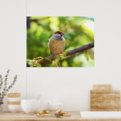 Bird in Jade Poster (Keuken)