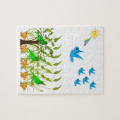 Bird Jigzaag Puzzle Legpuzzel (Horizontaal)