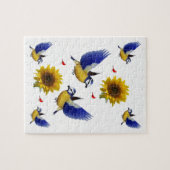 Bird Jigzaag Puzzle Legpuzzel (Horizontaal)