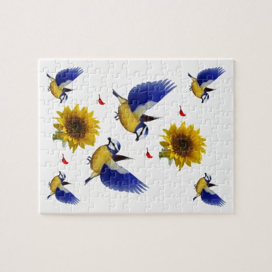 Bird Jigzaag Puzzle Legpuzzel (Horizontaal)