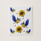 Bird Jigzaag Puzzle Legpuzzel (Verticaal)