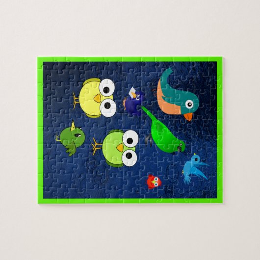 Bird Jigzaag Puzzle Legpuzzel (Horizontaal)