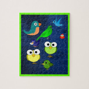 Bird Jigzaag Puzzle Legpuzzel