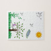 Bird Jigzaag Puzzle Legpuzzel (Horizontaal)